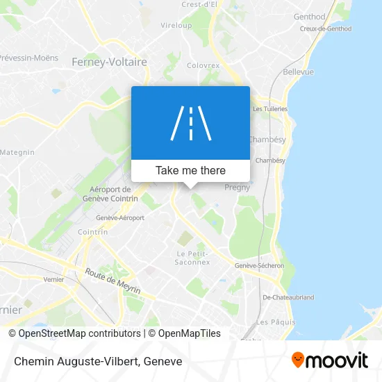 Chemin Auguste-Vilbert map