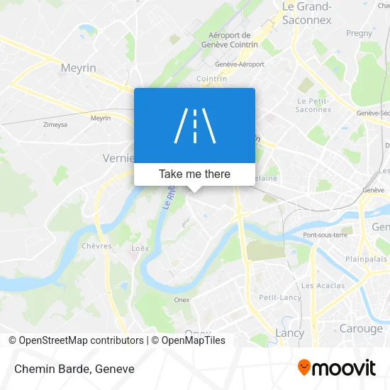 Chemin Barde map