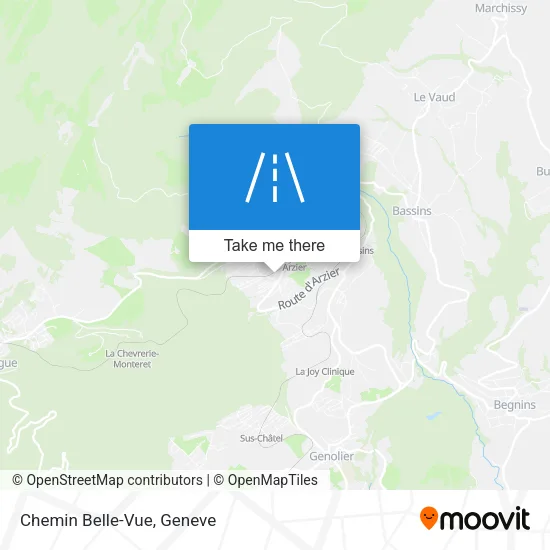 Chemin Belle-Vue map
