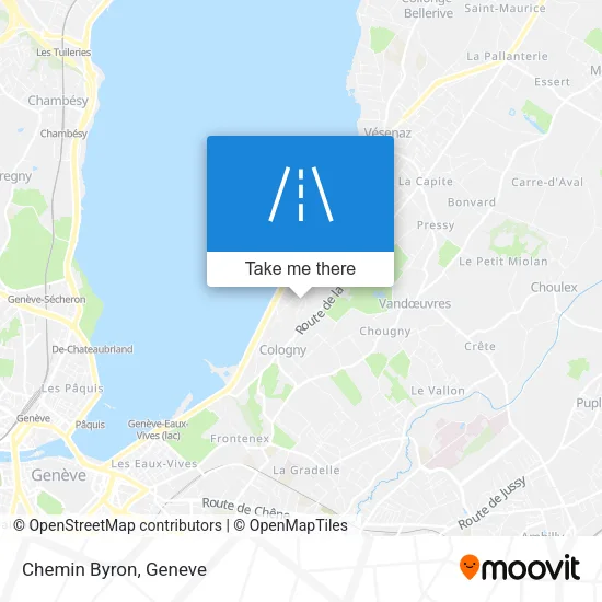 Chemin Byron map