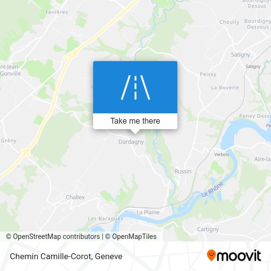 Chemin Camille-Corot map