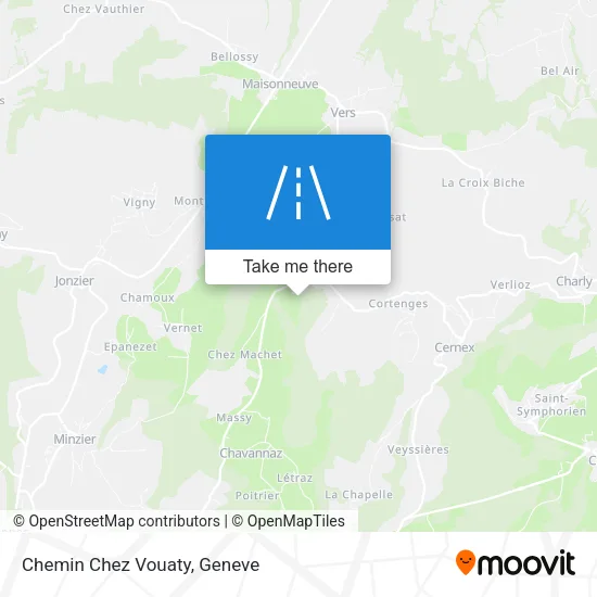 Chemin Chez Vouaty map