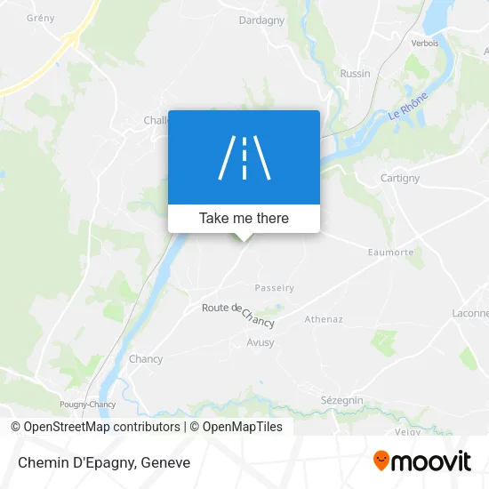 Chemin D'Epagny map