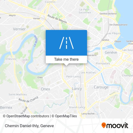 Chemin Daniel-Ihly map