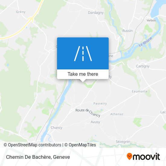Chemin De Bachère map