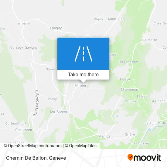 Chemin De Ballon map