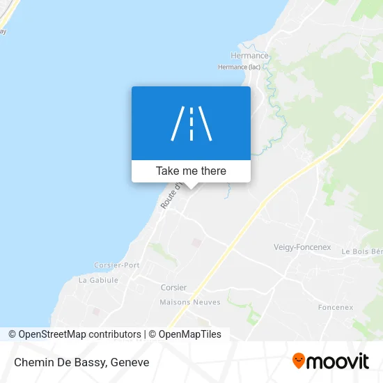 Chemin De Bassy map