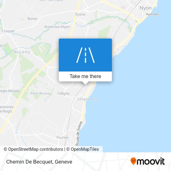 Chemin De Becquet map