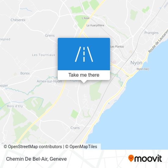 Chemin De Bel-Air map