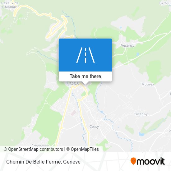 Chemin De Belle Ferme map