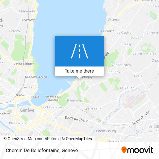 Chemin De Bellefontaine map