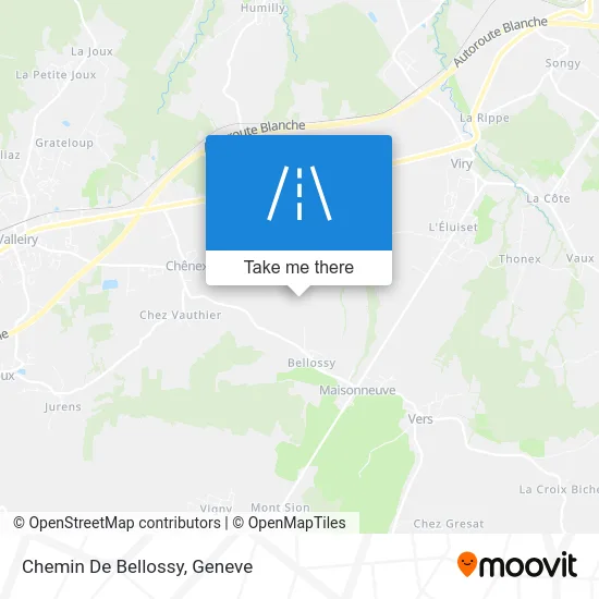 Chemin De Bellossy map