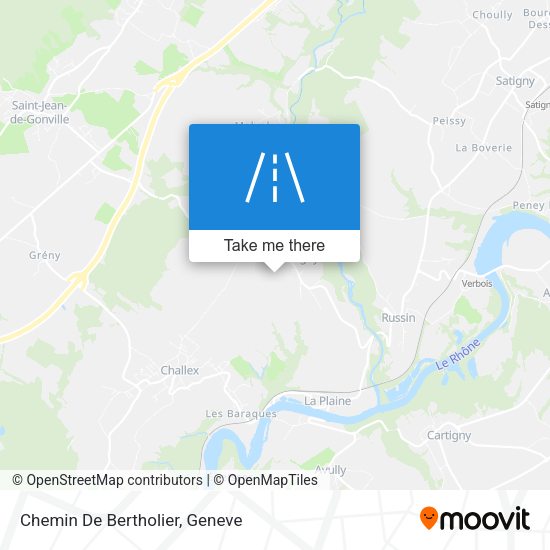 Chemin De Bertholier map