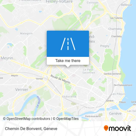 Chemin De Bonvent map
