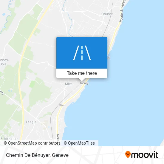 Chemin De Bénuyer map