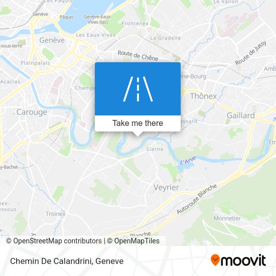 Chemin De Calandrini map