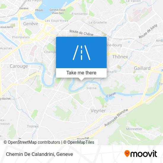 Chemin De Calandrini map