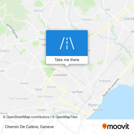 Chemin De Calève map