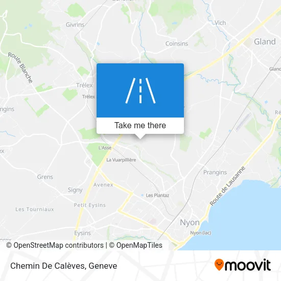 Chemin De Calèves map