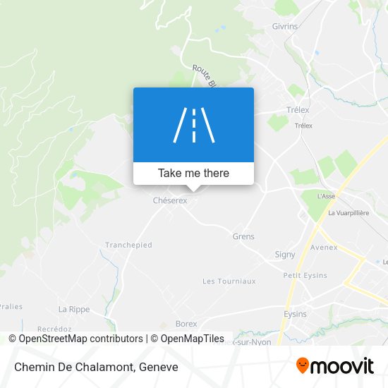 Chemin De Chalamont map