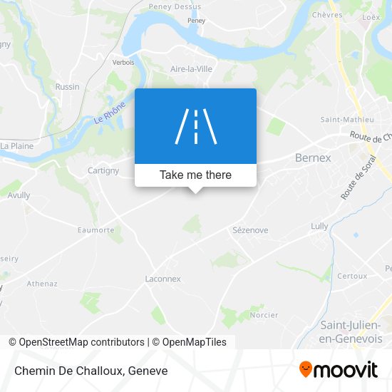 Chemin De Challoux map