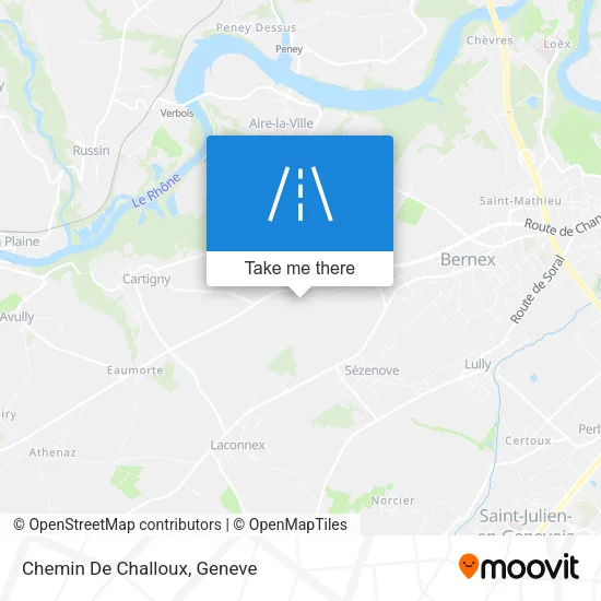 Chemin De Challoux map