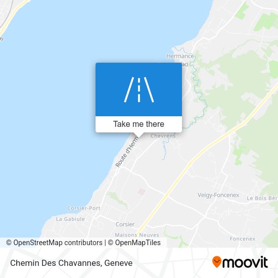 Chemin Des Chavannes map