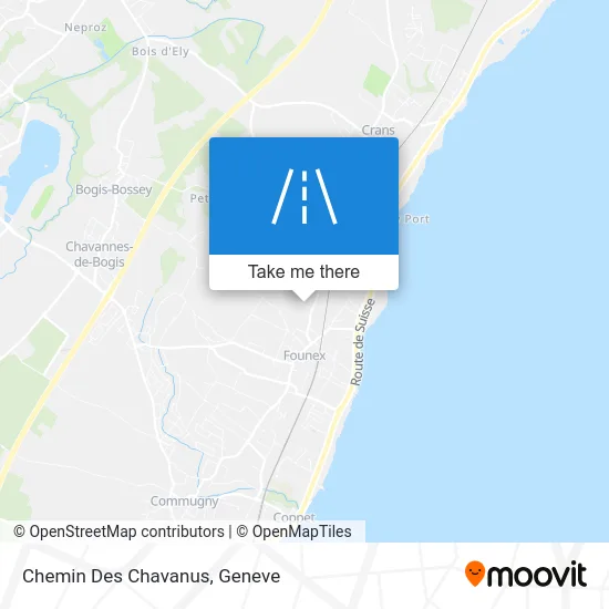 Chemin Des Chavanus map