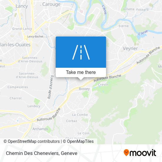 Chemin Des Cheneviers map