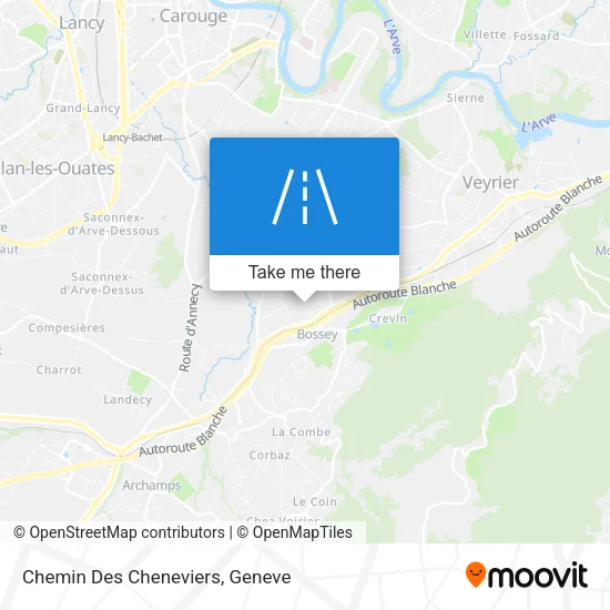 Chemin Des Cheneviers map