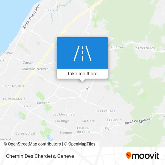 Chemin Des Cherdets map
