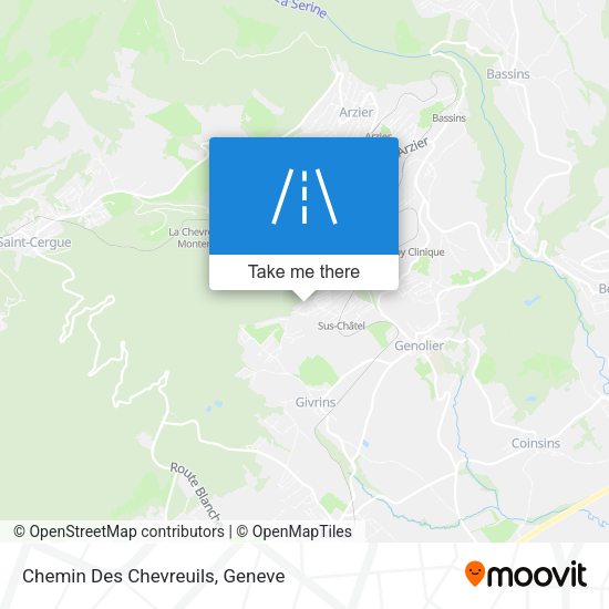Chemin Des Chevreuils map