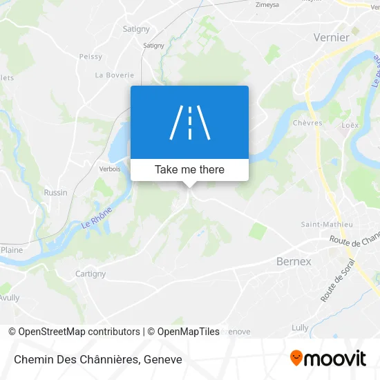 Chemin Des Chânnières map