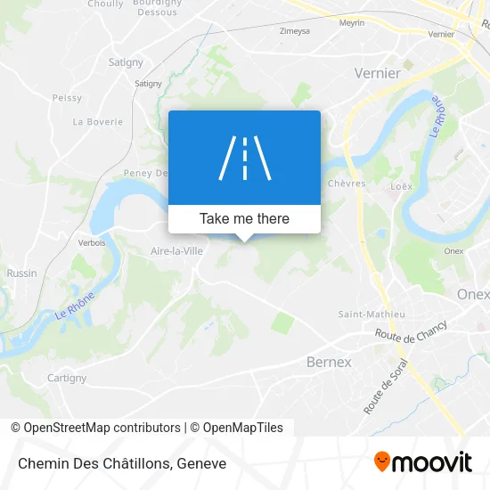 Chemin Des Châtillons map