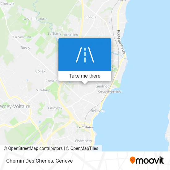 Chemin Des Chênes map