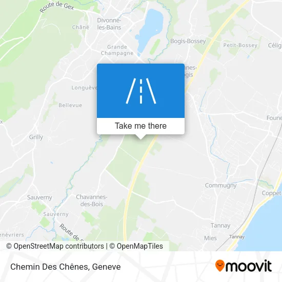 Chemin Des Chênes map