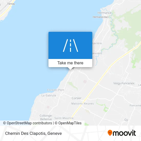 Chemin Des Clapotis map