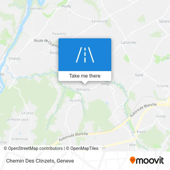 Chemin Des Clinzets map