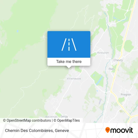 Chemin Des Colombières map