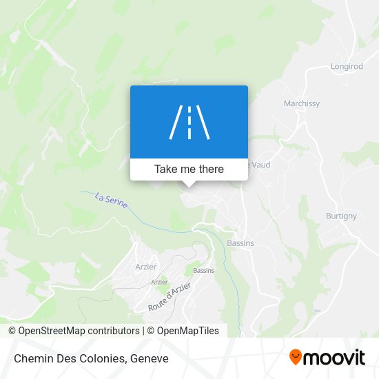Chemin Des Colonies map