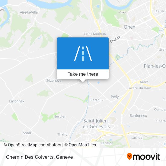Chemin Des Colverts map