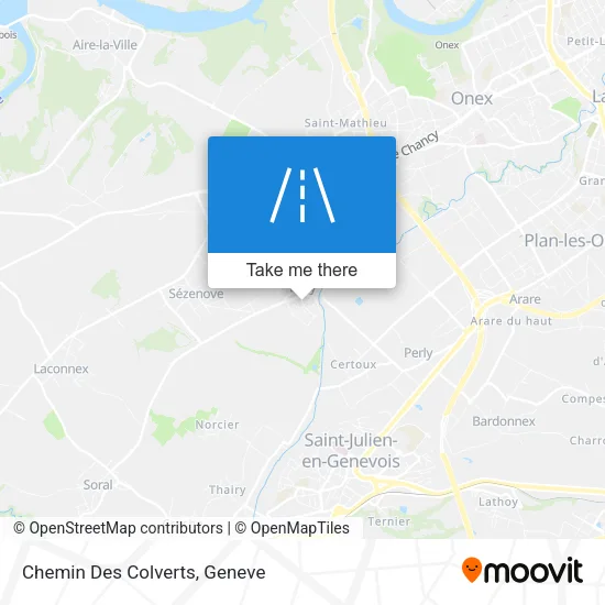Chemin Des Colverts map