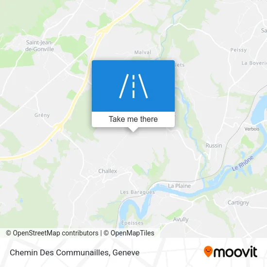 Chemin Des Communailles map