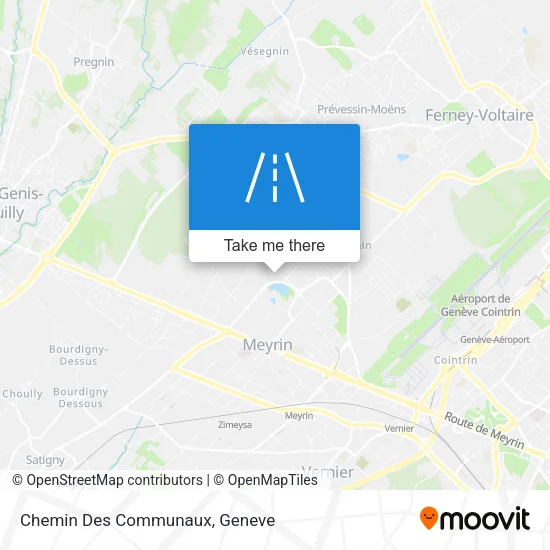 Chemin Des Communaux map