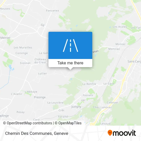 Chemin Des Communes map