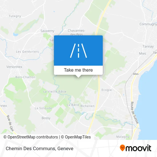 Chemin Des Communs map