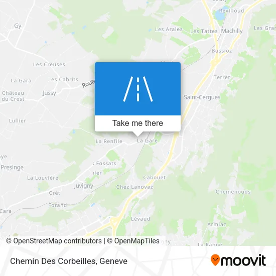 Chemin Des Corbeilles map