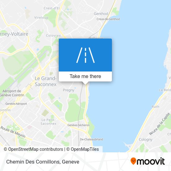 Chemin Des Cornillons map