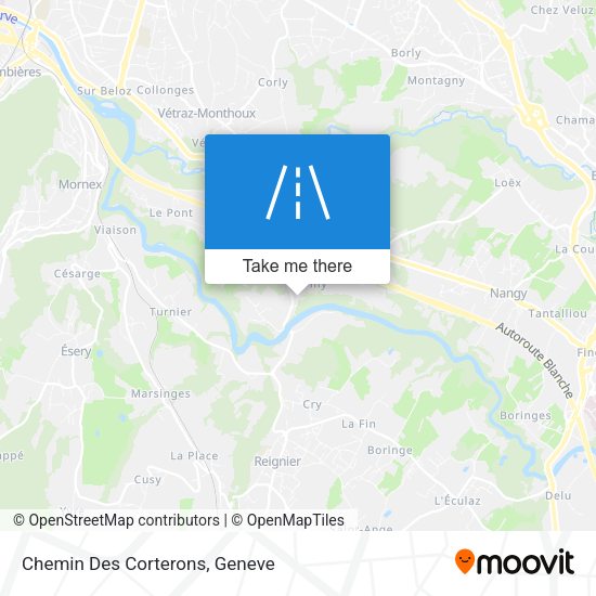 Chemin Des Corterons map