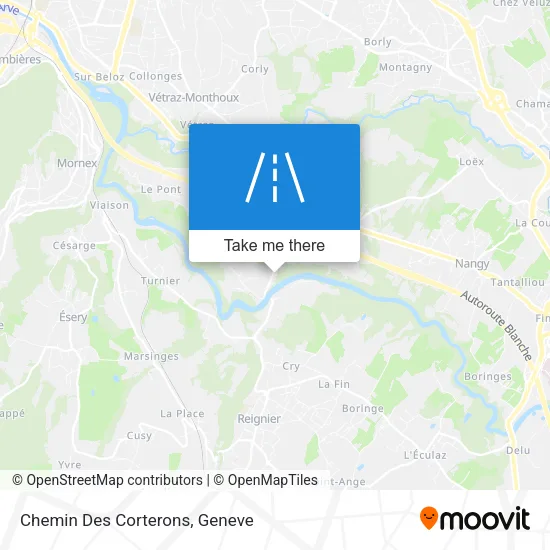 Chemin Des Corterons map